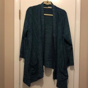 LOGO asymmetrical swing jacket